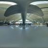 Equirectangular image of Spruce Goose tail