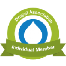 Drupal association individual member badge
